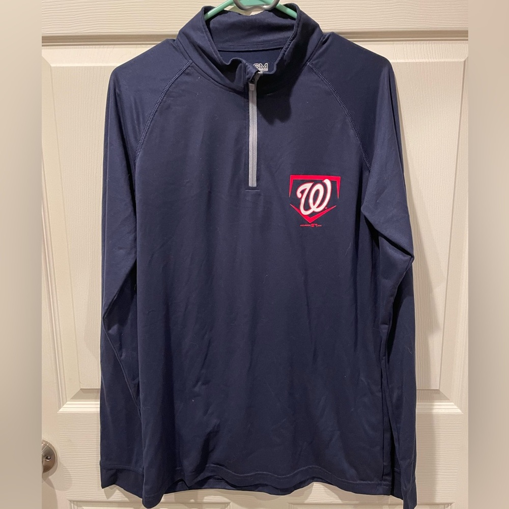 Under Armour MLB Washington Nationals logo long sleeve quarter zip
